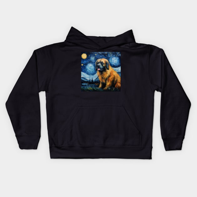 Leonberger Kids Hoodie by NatashaCuteShop